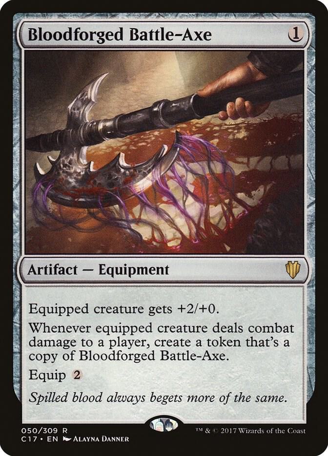 Bloodforged Battle-Axe [Commander 2017] 50