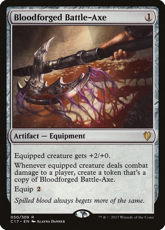 Bloodforged Battle-Axe [Commander 2017] 50