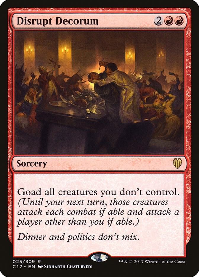 Disrupt Decorum [Commander 2017] 25