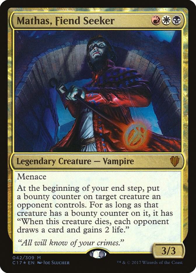 Mathas, Fiend Seeker [Commander 2017] 42