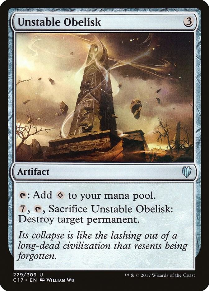 Unstable Obelisk [Commander 2017] 229
