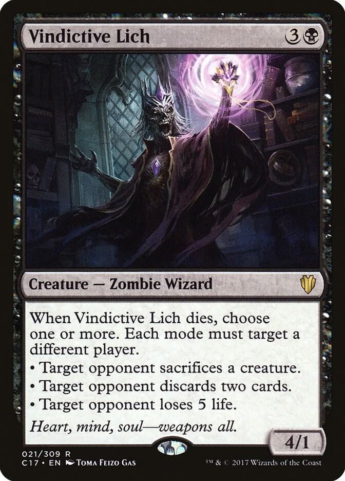 Vindictive Lich [Commander 2017] 21