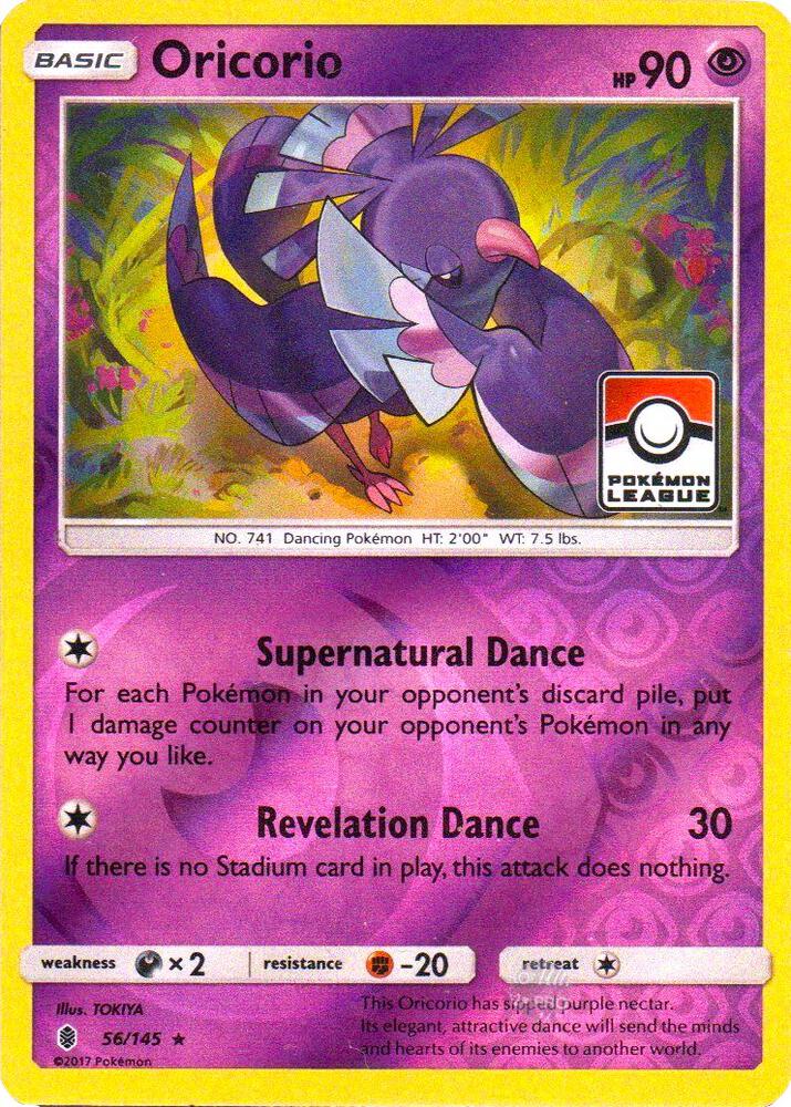 Oricorio - 56/145 (Pokemon League) [League & Championship Cards] 056/145