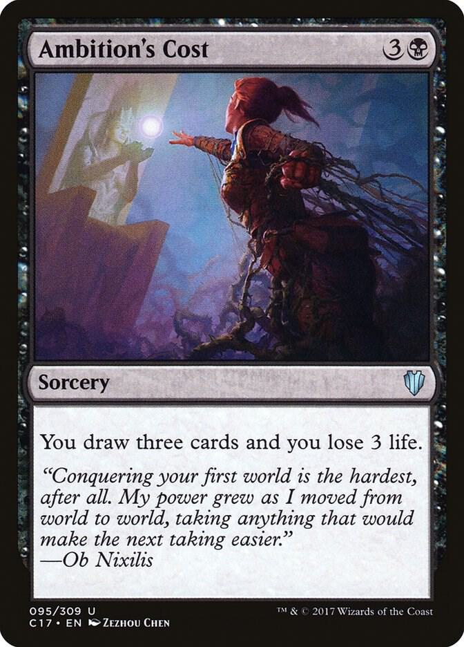 Ambition's Cost [Commander 2017] 95
