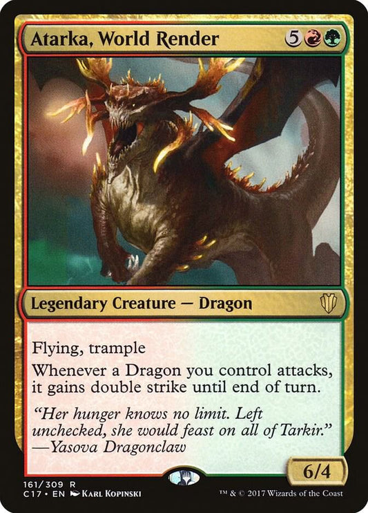 Atarka, World Render [Commander 2017] 161