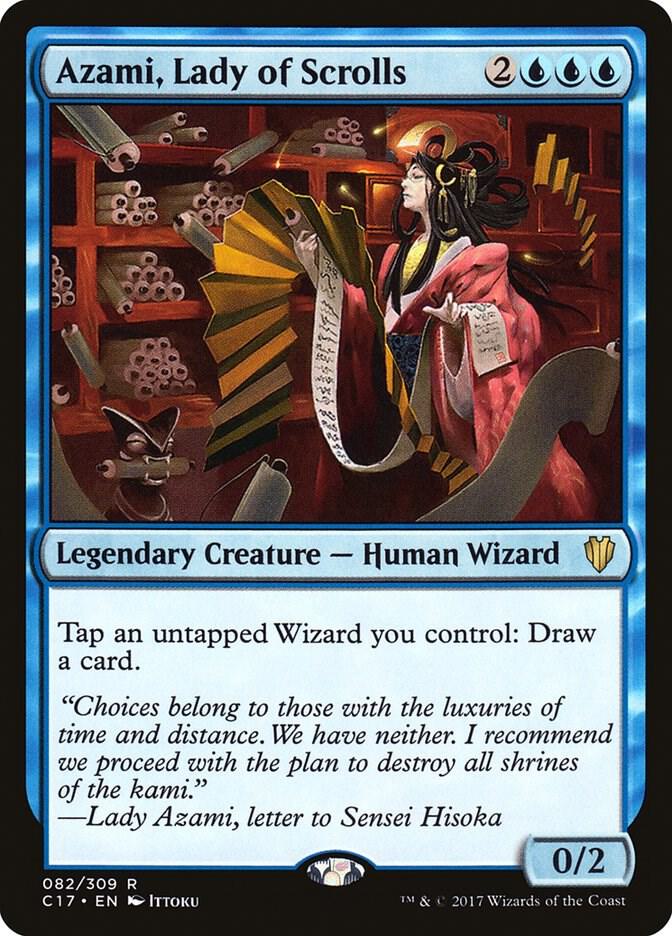 Azami, Lady of Scrolls [Commander 2017] 82