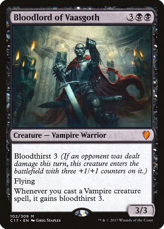 Bloodlord of Vaasgoth [Commander 2017] 102