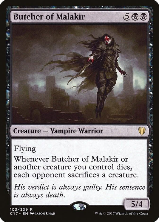 Butcher of Malakir [Commander 2017] 103