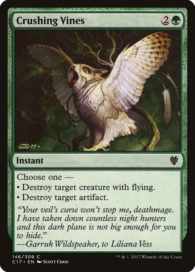 Crushing Vines [Commander 2017] 146