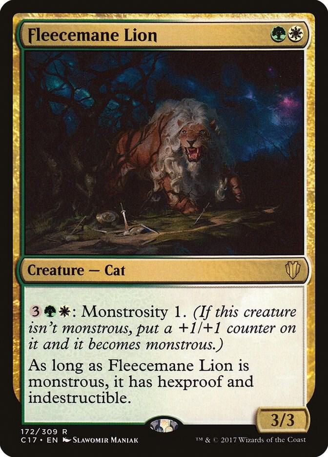 Fleecemane Lion [Commander 2017] 172