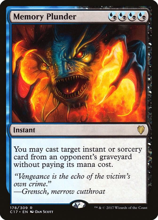 Memory Plunder [Commander 2017] 178