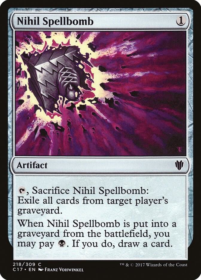 Nihil Spellbomb [Commander 2017] 218