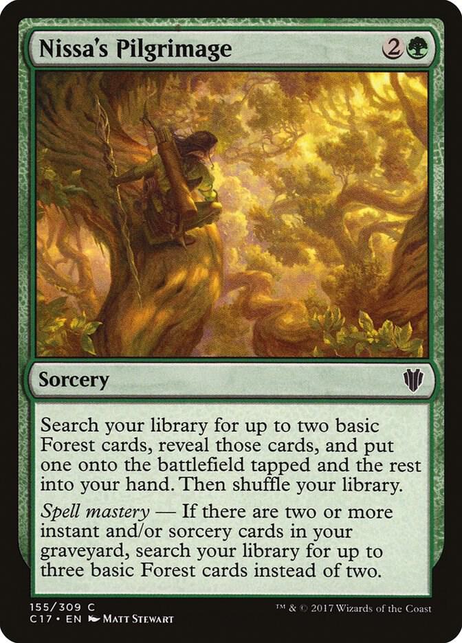 Nissa's Pilgrimage [Commander 2017] 155