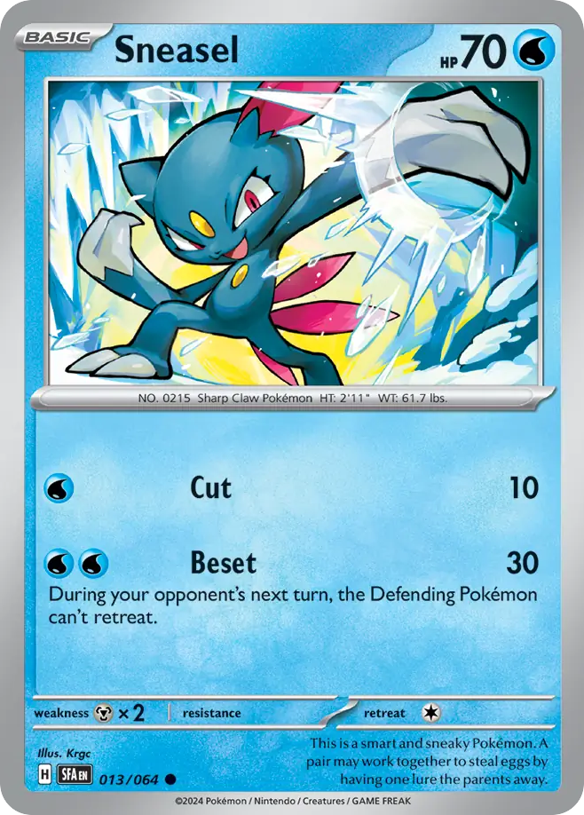 Sneasel - 13/64 Shrouded Fable