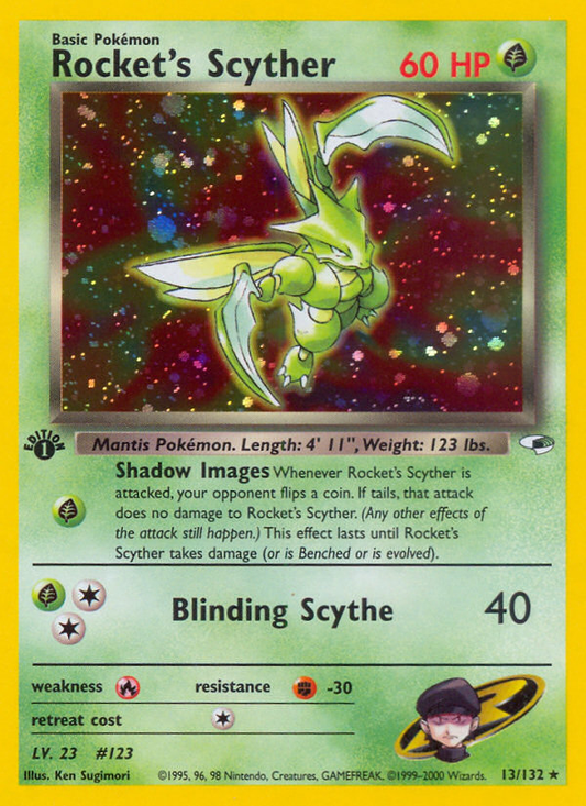 Rocket's Scyther - 13/132 Gym Heroes