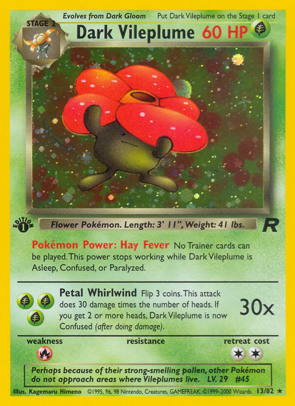 Dark Vileplume - 13/82 Team Rocket