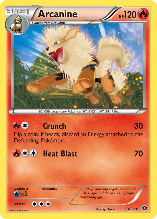 Arcanine - 13/99 Next Destinies