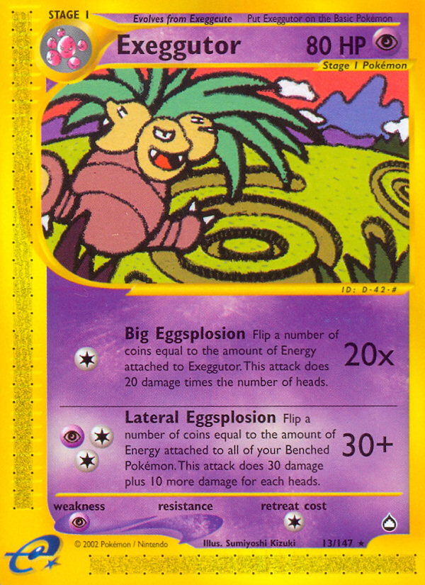 Exeggutor - 13/147 Aquapolis