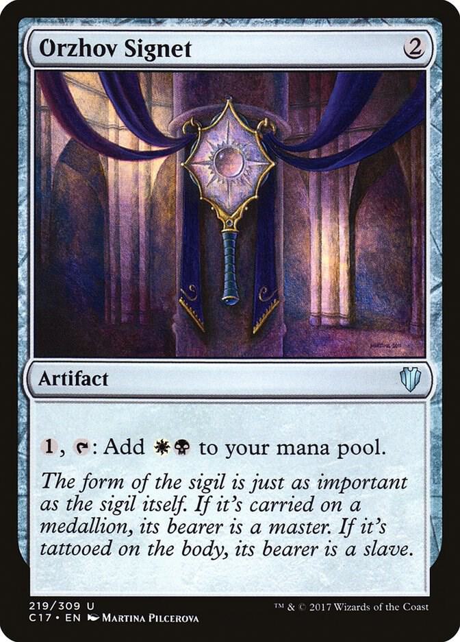 Orzhov Signet [Commander 2017] 219