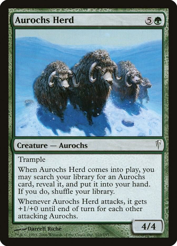Aurochs Herd [Coldsnap] 103