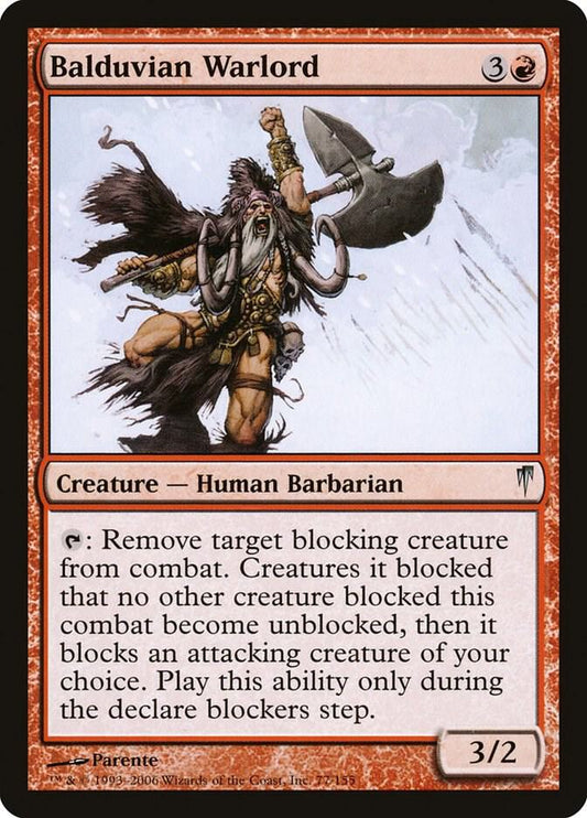 Balduvian Warlord [Coldsnap] 77