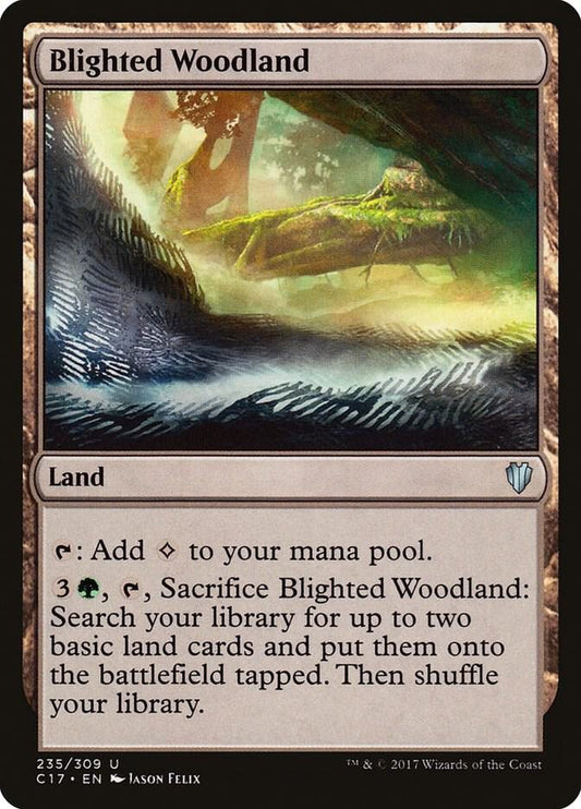 Blighted Woodland [Commander 2017] 235