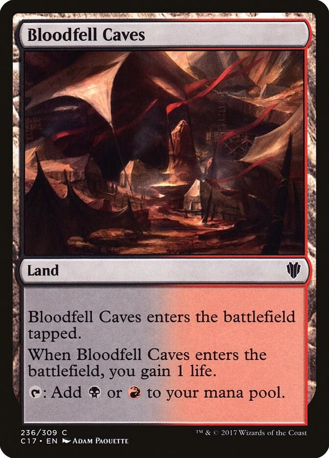 Bloodfell Caves [Commander 2017] 236