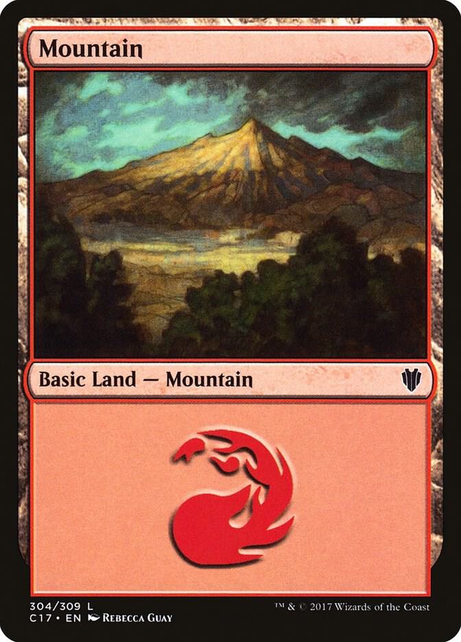 Mountain (304) [Commander 2017] 304