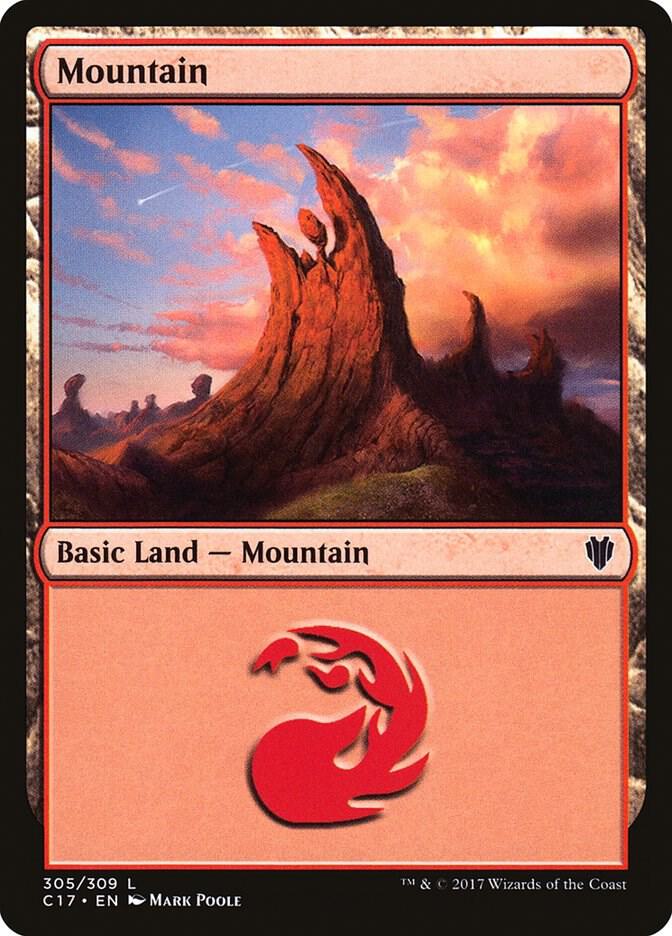 Mountain (305) [Commander 2017] 305