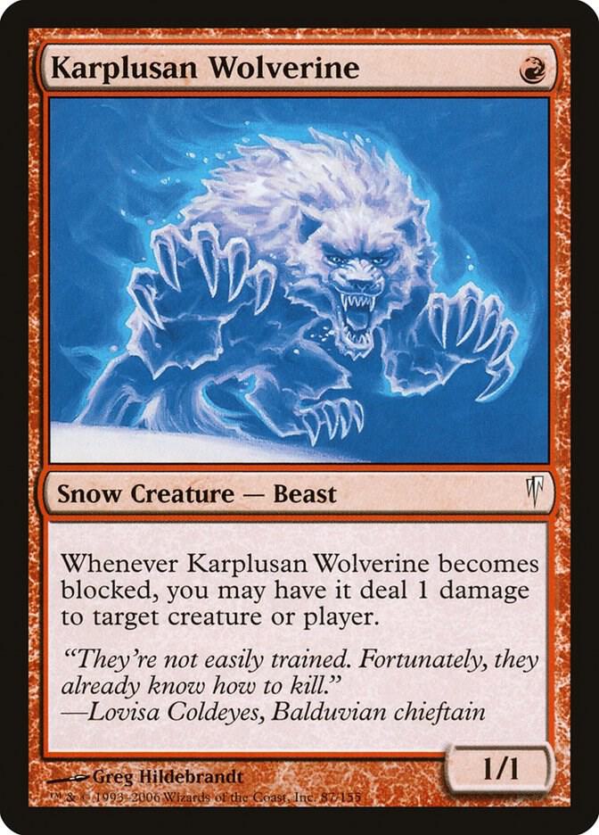 Karplusan Wolverine [Coldsnap] 87