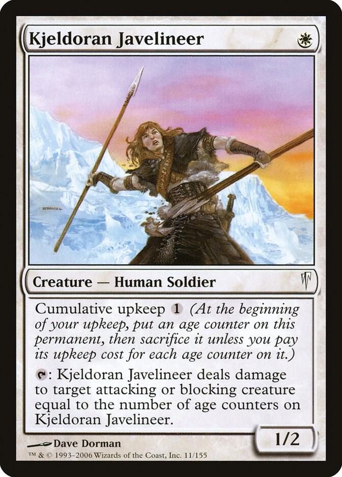 Kjeldoran Javelineer [Coldsnap] 11