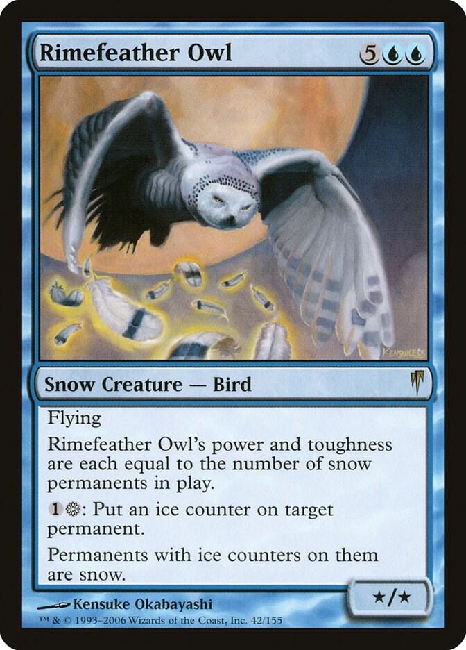 Rimefeather Owl [Coldsnap] 42
