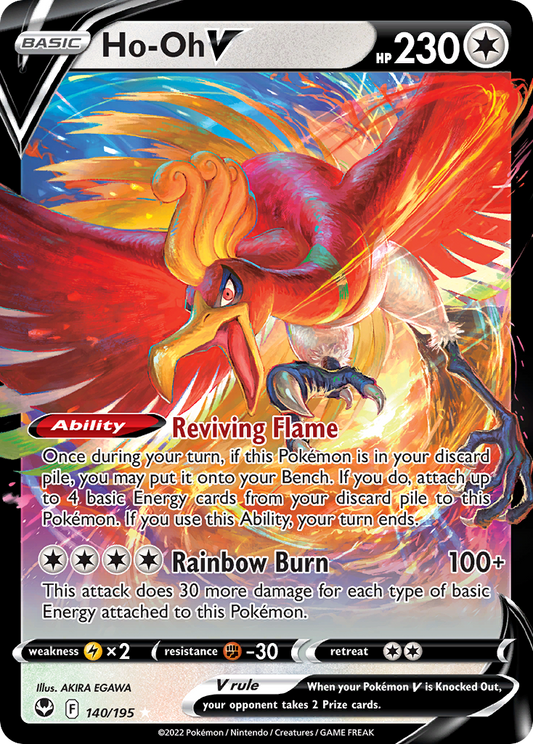 Ho-Oh V - 140/195 Silver Tempest