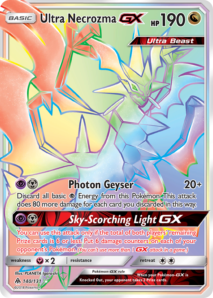 Ultra Necrozma-GX - 140/131 Forbidden Light