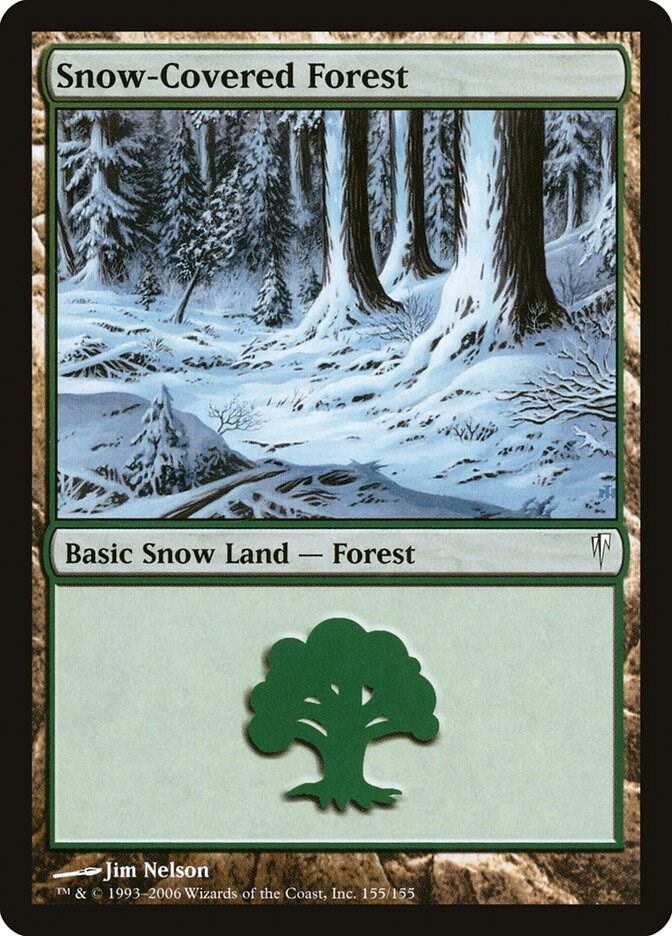 Snow-Covered Forest [Coldsnap] 155
