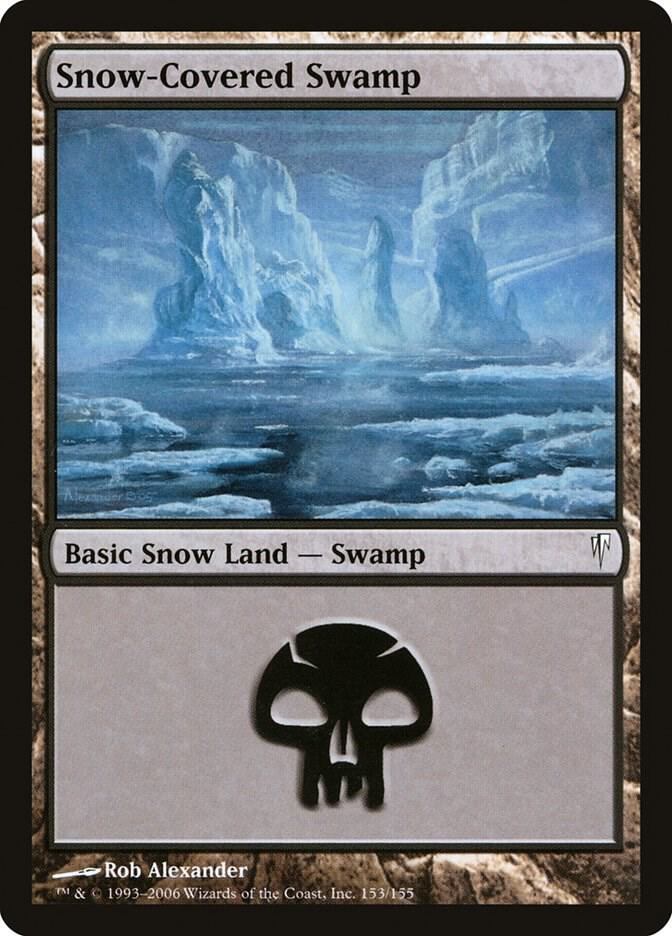 Snow-Covered Swamp [Coldsnap] 153