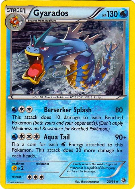 Gyarados - 20/98 (Cosmos Holo) [Miscellaneous Cards & Products] 020/098
