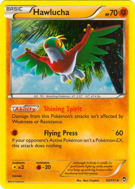 Hawlucha - 63/111 (Cosmos Holo) [Blister Exclusives] 063/111
