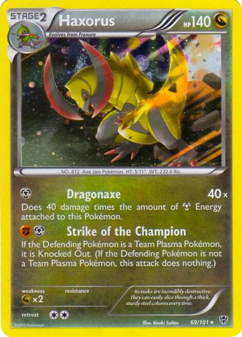 Haxorus - 69/101 (Cosmos Holo) [Blister Exclusives] 069/101