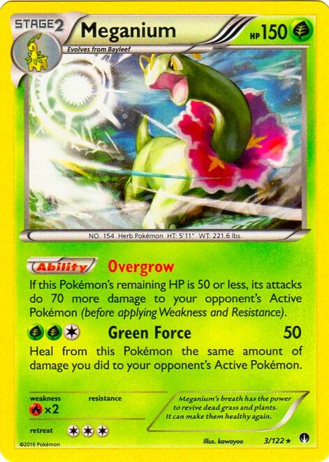 Meganium - 3/122 (Cosmos Holo) [Blister Exclusives] 003/122