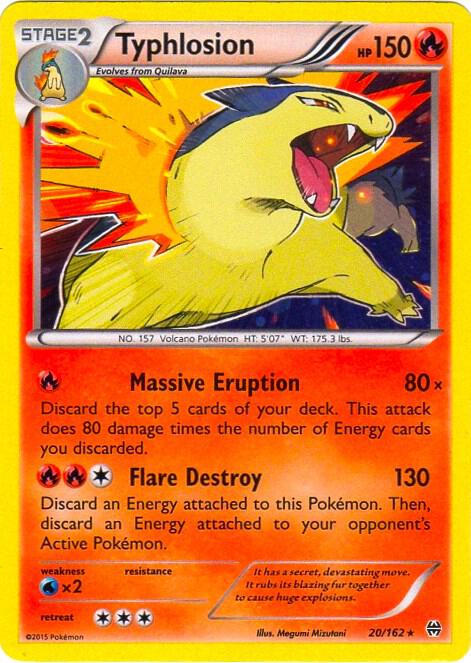 Typhlosion - 20/162 (Cosmos Holo) [Blister Exclusives] 020/162