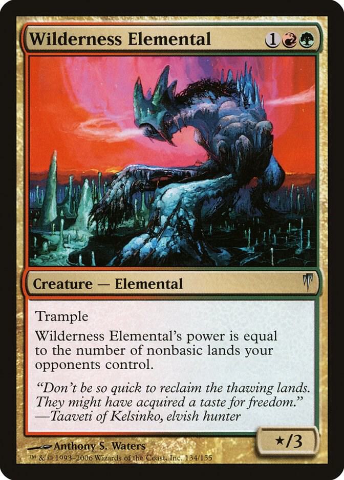 Wilderness Elemental [Coldsnap] 134