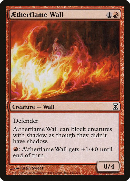 Aetherflame Wall [Time Spiral] 142