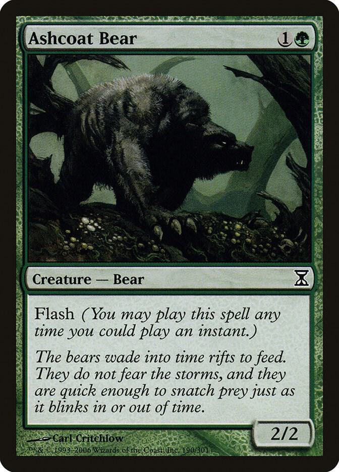 Ashcoat Bear [Time Spiral] 190