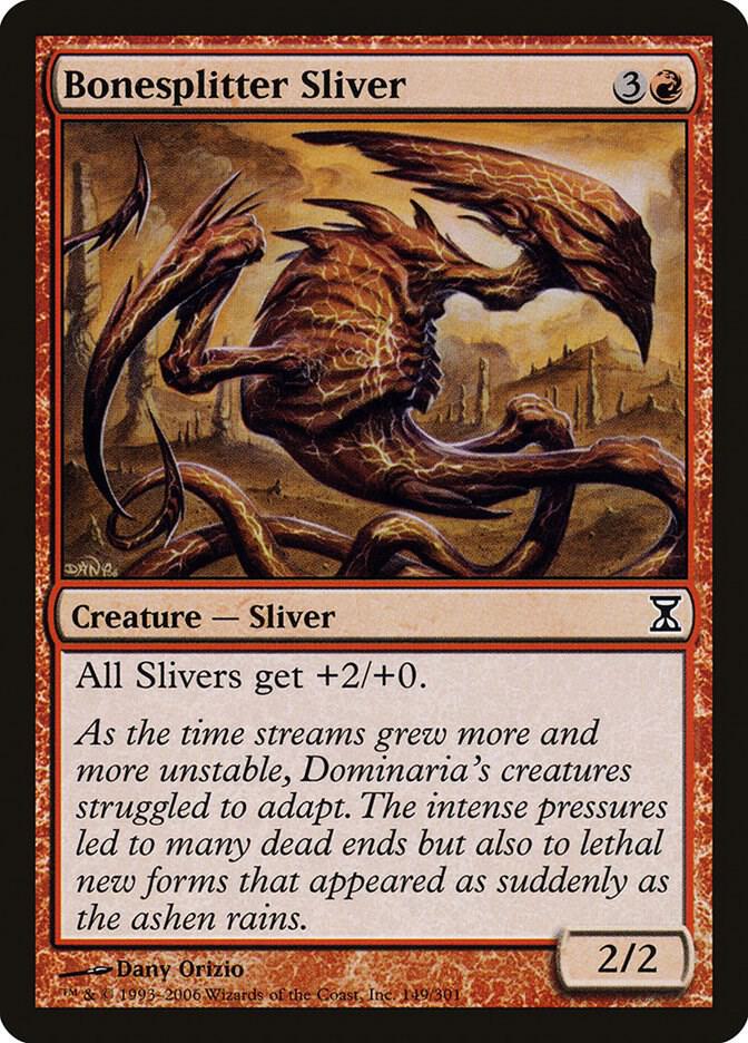 Bonesplitter Sliver [Time Spiral] 149