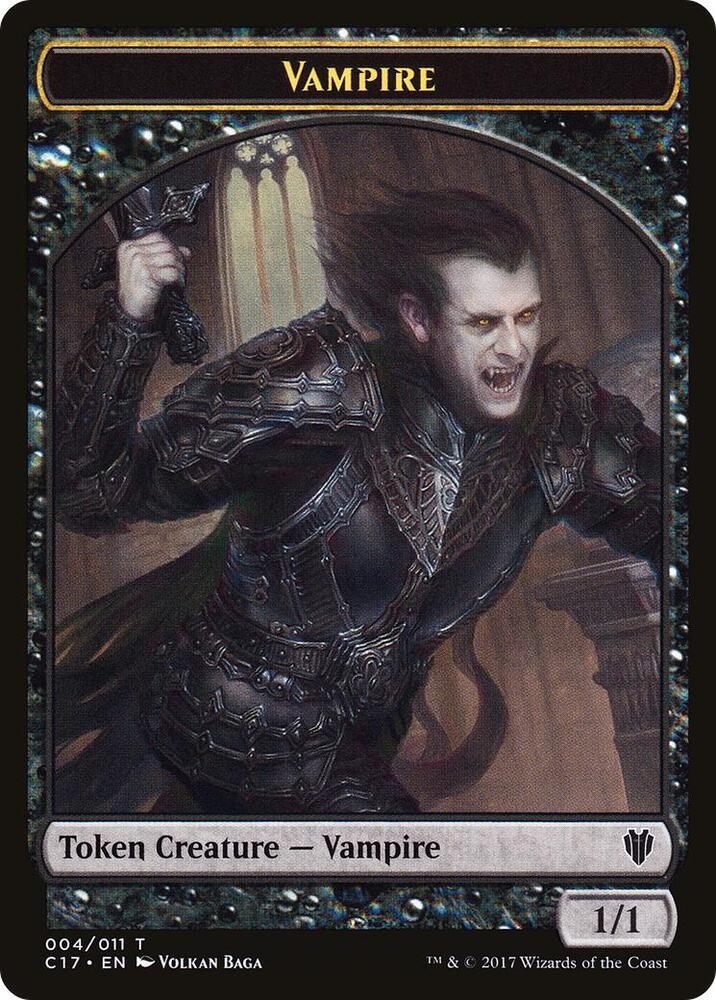 Vampire // Zombie Double-sided Token [Commander 2017] 4 // 5