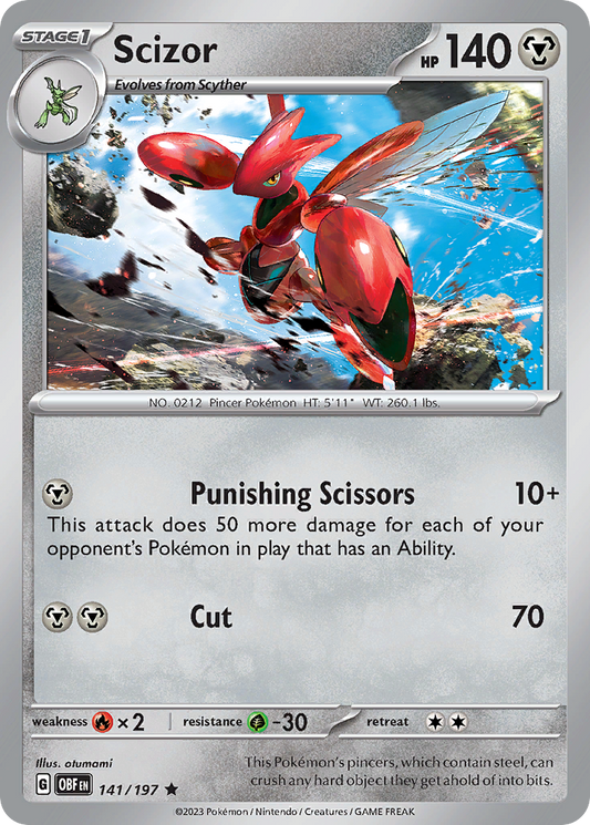 Scizor - 141/197 Obsidian Flames