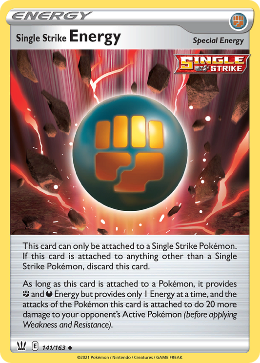 Single Strike Energy - 141/163 Battle Styles