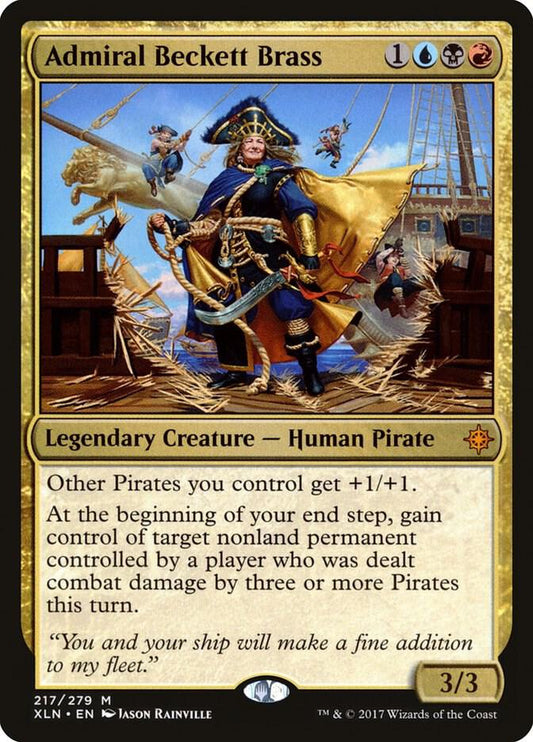 Admiral Beckett Brass [Ixalan] 217
