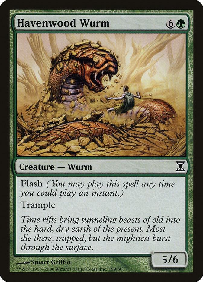 Havenwood Wurm [Time Spiral] 199